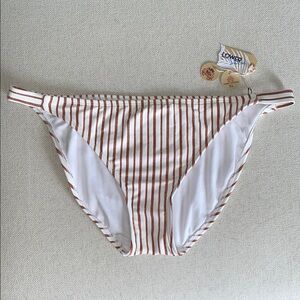 NWT Slimming Striped Bikini Bottom UPF 50 Size XL